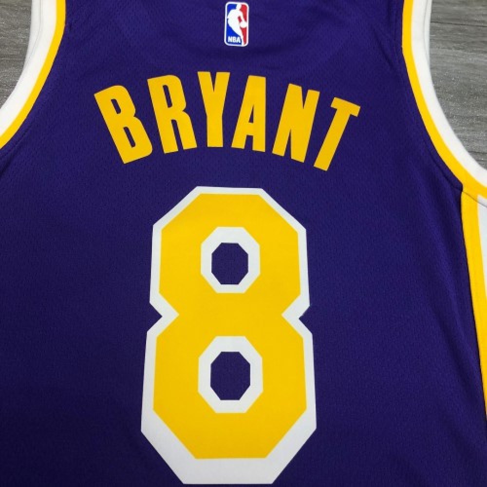 Men's Los Angeles Lakers Kobe Bryant #8 Jordan Purple 20/21 Swingman Jersey - Statement Edition-Pro Kit Vault | Brand New 26/27 Sports Jerseys
